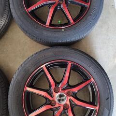 アルミホイール　タイヤセット　15インチ4本の画像