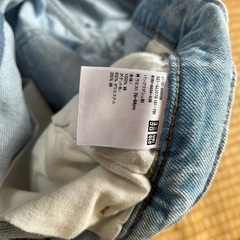 ユニクロ　デニムパンツの画像