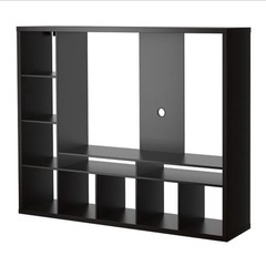  IKEA　テレビ収納ユニット, ブラックブラウンの画像