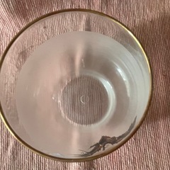 冷茶用グラスと竹製コースター　5客セットの画像