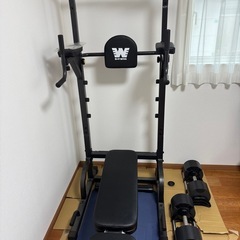 フレックスベル2キロ刻み32キロ2セット、バーウィング懸垂台、リ...