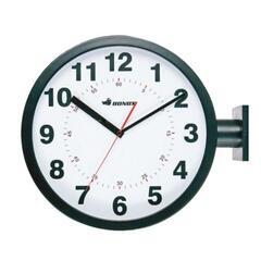 DOUBLE FACE WALL CLOCK BLACKの画像