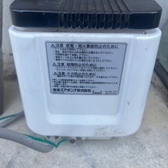 ジャンク品　浄化槽ブロワーの画像