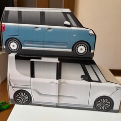 車型の空箱の画像