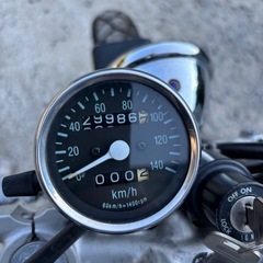 【YAMAHA TW225 】　大人カスタム DG09J ブラック　セル付きの画像