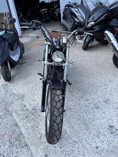 【YAMAHA TW225 】　大人カスタム DG09J ブラック　セル付き