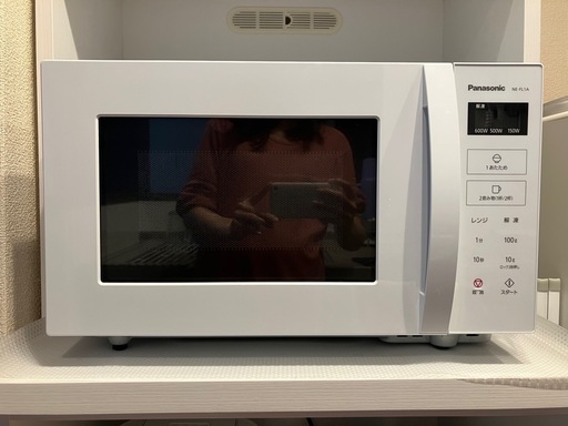 パナソニック 電子レンジ 単機能 フラットテーブル 22L