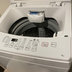 【名古屋市発】全然現役！まだまだ余裕で使える！　美品／2019年式／6kg洗濯機　作動良好！の画像