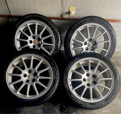 ランエボ10 スタッドレスアルミセット札幌〜