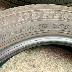 ダンロップ 155 65R14 タイヤ の画像