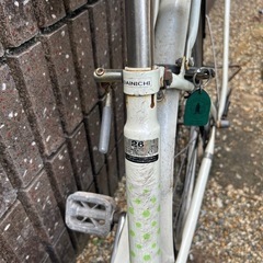 中古品オートライト自転車26インチの画像