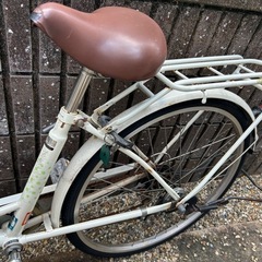 中古品オートライト自転車26インチの画像