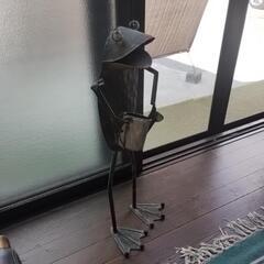 軽鉄製　カエル　オブジェの画像