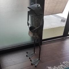 軽鉄製　カエル　オブジェの画像
