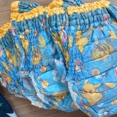 80 水着 トランクスタイプ 水遊びパンツMサイズ3枚の画像