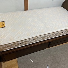 シングルベッド➕マットレスセット の画像