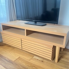 ウッドテレビ台の画像