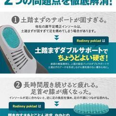 【現役整骨院院長監修】インソール 土踏まず アーチサポーター衝撃吸収 3D立体の画像