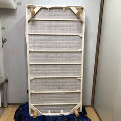 無印良品 脚付きマットレス シングルベッド ホワイト 白 コンパクト 一体型 【糸島市内 送料無料】250723-9の画像