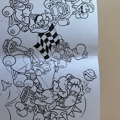 塗り絵の画像