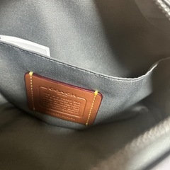 COACH グレー  ショルダーバッグの画像