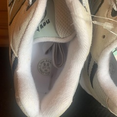 New Balance ホワイト ブラック シューズ 90 27cmの画像