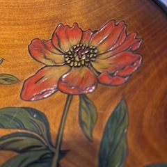 烏城彫菓子盆（花） の画像