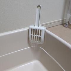 ★猫用トイレ★スコップ付きの画像