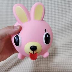 音のなるうさぎのおもちゃの画像