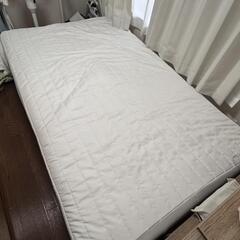 無印良品　セミダブルベッド　の画像