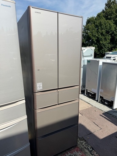 【現状販売】HITACHI    R-XG4300G 日立ノンフロン冷凍冷蔵庫　2017年製