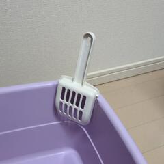 ★猫用トイレ★スコップ付きの画像