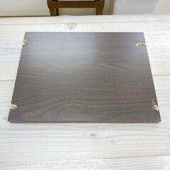 多目的棚 ダークブラウン 収納棚・本棚 引出し付き 補修箇所あり【こちらは店舗です。浜村鹿野温泉ICから3分 買取本舗 宮本リサイクル 営業時間9～19時 定休日水曜のみ←連絡できませんm(_ _)m】の画像