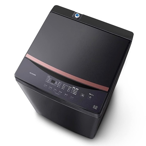 【超美品‼️】アイリスオーヤマ 2022年製 6.0kg全自動洗濯機 高級ガラストップ 部屋干しモード搭載 ブラックレーベル♪