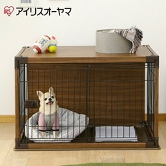 取引終了　アイリスオーヤマ 犬用　サークル　ゲージの画像
