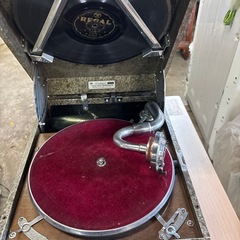 コロンビア　レコードプレイヤーの画像