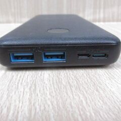 ( M-706 )モバイルバッテリー ANKER アンカー 20000mAh A1268 ブラック 黒 PSEマーク認証 中古 動作確認済みの画像