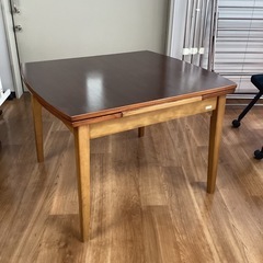 スライド式テーブル【町田市再生家具】251287の画像