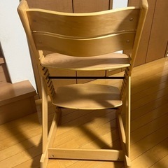 ベビーチェア ハイチェア グローアップ チェア 子供 椅子 木製 高さ調節の画像
