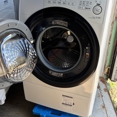 🔥🔥22年シャープ ES-S7G-WL🔥🔥ドラム式洗濯機7/3kg配達無料🚚💦の画像