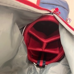M【ほぼ未使用品】コルウィン(Kolwin) ゴルフ キャディーバッグ 8.5型 軽量 ポリ キャディバッグ レディース ゴルフ用品の画像