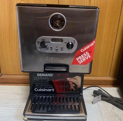Cuisinart クイジナートコーヒーメーカー 中古 CuisinartクイジナートコーヒーメーカーDCC-2000JBS (Fkbueno