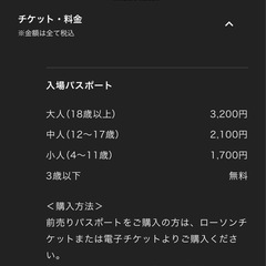 【格安】スモールワールズ有明チケットの画像