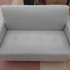 ★限定SALE20%OFF★《尼崎市/リサイクルショップドリーム次屋店》コンパクトファブリックソファ ベージュ 中古品 ☆尼崎市若王寺☆の画像