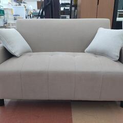★限定SALE20%OFF★《尼崎市/リサイクルショップドリーム次屋店》コンパクトファブリックソファ ベージュ 中古品 ☆尼崎市若王寺☆の画像