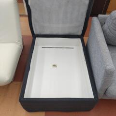 ★限定SALE20%OFF★《尼崎市/リサイクルショップドリーム次屋店》収納付きオットマン グレー 中古品 ☆尼崎市若王寺☆の画像