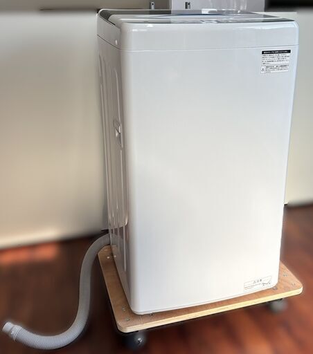 【美品】ハイアール　全自動電気洗濯機　JW-U55HK　2023年製 H ハイアール 全自動電気洗濯機 JW-U55HK 2023年製 通電・動作確認