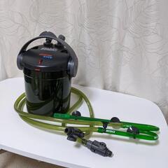 【福岡市内直接受渡限定】60×30×36センチ 水槽セット 引退品 GEXの画像