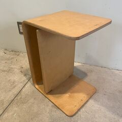 北欧系サイドテーブル（2WAY）オークカラーの画像