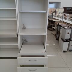 ★リユースのサカイ日立店★HJ7258 泉洋化工株式会社 レンジボード ホワイト H175×D48×W58.5 クリーニング済み の画像